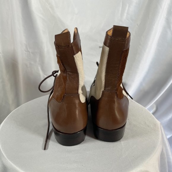 VINTAGE Genuine Calf Hair & Leather Cowboy Goots - Picture 3 of 5